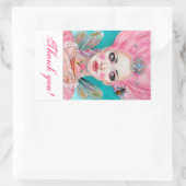Marie Antoinette Queen Bee merci les autocollants (Sac)