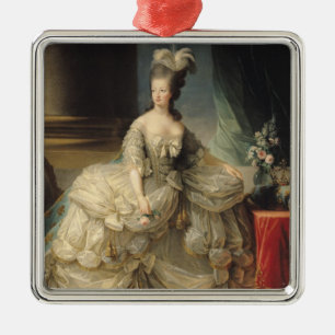 Marie Antoinette Queen of France, 1779 Metalen Ornament