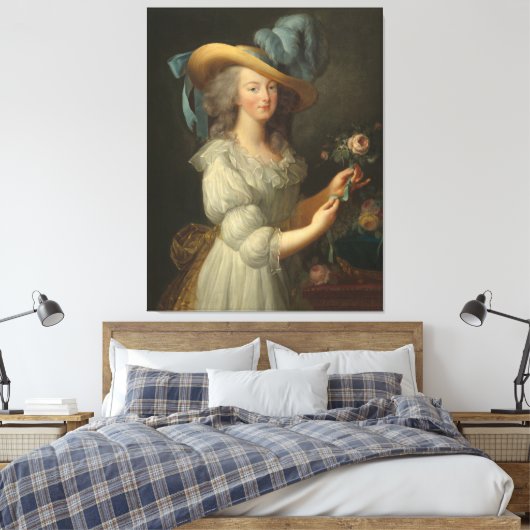 Marie Antoinette Queen of France Canvas Afdruk (Insitu (Slaapkamer))
