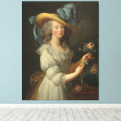 Marie Antoinette Queen of France Canvas Afdruk (Insitu (Houten vloer))