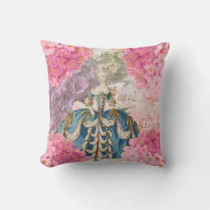 Marie Antoinette Redoute Flowers Lance Oreiller