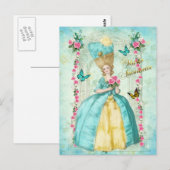 Marie Antoinette Romantic Mint Dream Briefkaart (Voorkant / Achterkant)