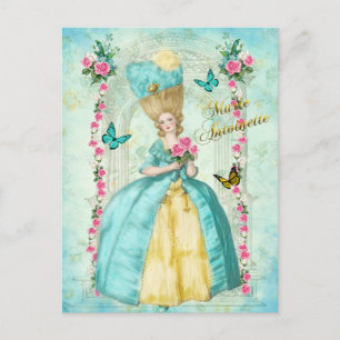 Marie Antoinette Romantic Mint Dream Briefkaart