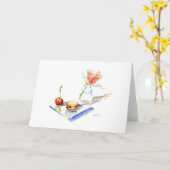 Marie- Antoinette Rose Kaart (Gele Bloem)