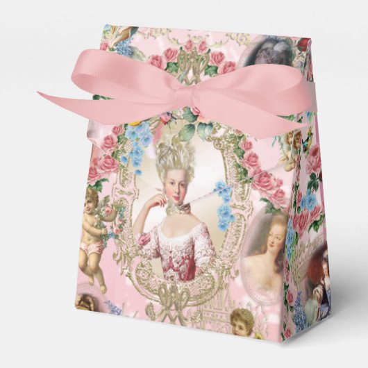 Marie Antoinette Rose of Versailles Favor Box Bedankdoosjes (Voorkant Zijde)