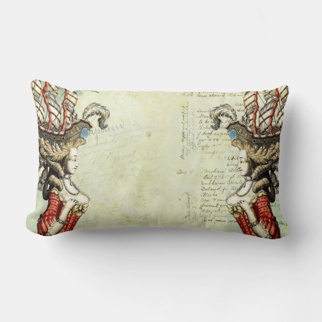 Marie Antoinette Sailing Ships Sierkussen Kussen (Voorkant)