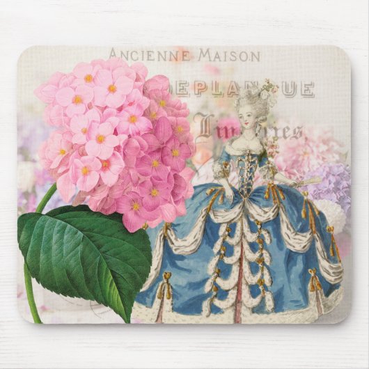 Marie Antoinette Shabby Mousepad Muismat (Voorkant)
