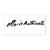 Marie Antoinette Signature Rubberstempel (Afrduk)