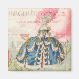 Marie Antoinette Square Magnet Magneet