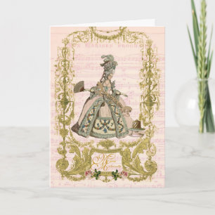 Marie Antoinette Stationery Pour Cerises Kaart