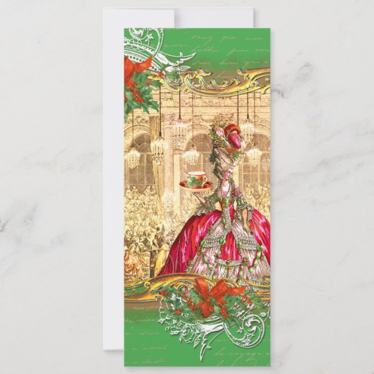 Marie Antoinette Tea Kaart (Voorkant)