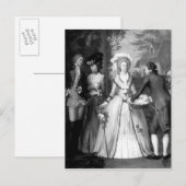 Marie-Antoinette van Habsbourg-Lorraine Briefkaart (Voorkant / Achterkant)