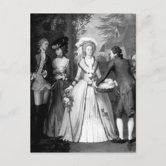 Marie-Antoinette van Habsbourg-Lorraine Briefkaart (Voorkant)