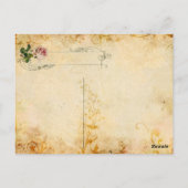 Marie Antoinette Versailles Ball Briefkaarten (Achterkant)