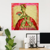 Marie Antoinette Versailles Collection Lg. Poster (Bureau à domicile)