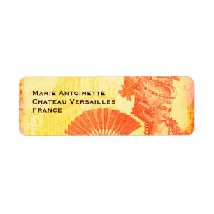 Marie Antoinette & Versailles Oranje Crush Sunset Etiket