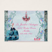 Marie Antoinette visitekaartjes (Voorkant)