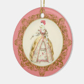Marie Antoinette White Poodle Ornament (Links)