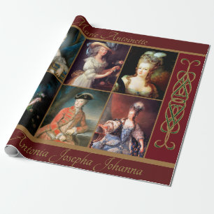 Marie Antoinette Wrapping Paper Cadeaupapier