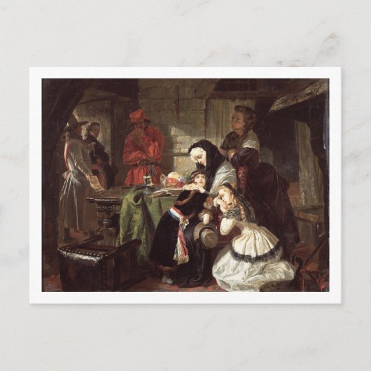 Marie-Antoinette's (1753-93) Final Adieu to the Da Briefkaart (Voorkant)