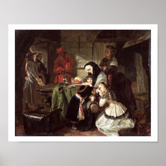 Marie-Antoinette's (1753-93) Final Adieu to the Da Poster (Voorkant)