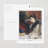Marie Bashkirtseff #4 - Carte postale d'art (Devant / Derrière)
