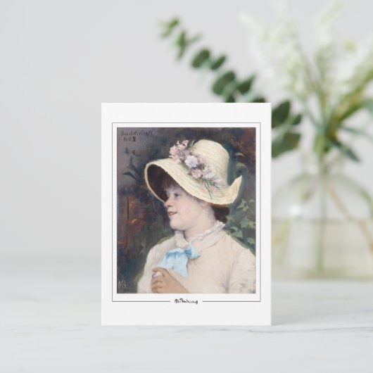 Marie Bashkirtseff #6 - Carte postale Art (Debout devant)