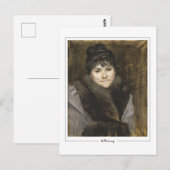 Marie Bashkirtseff #8 - Carte postale d'art fin (Devant / Derrière)