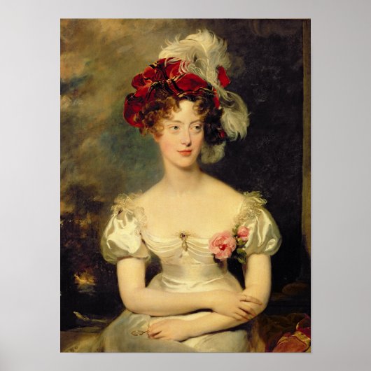 Marie-Caroline de Bourbon Duchesse de Berry Poster (Voorkant)