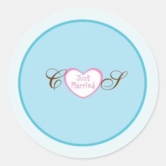 Marié Classique Voiture Mariage Faveur Stickers (Devant)