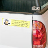 Marie Curie Bumpersticker (Op Truck)