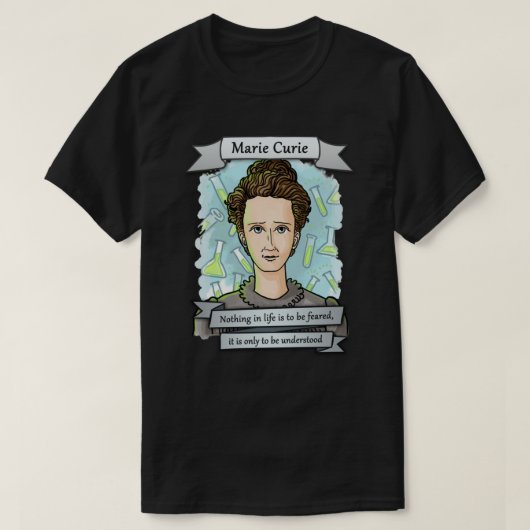 Marie Curie Classic T-Shirt (Design voorkant)