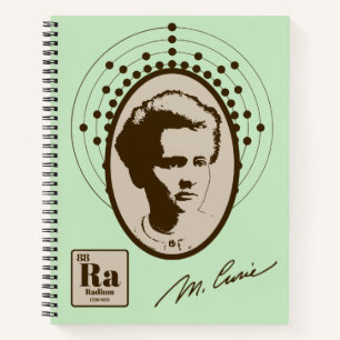 Marie Curie - Mint Notitieboek