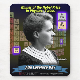 Marie Curie Mousepad Muismat