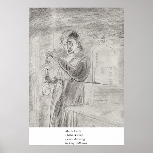 MARIE CURIE POSTER (Voorkant)