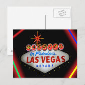 Marié dans Fabulous Las Vegas Invitations de maria (Devant / Derrière)