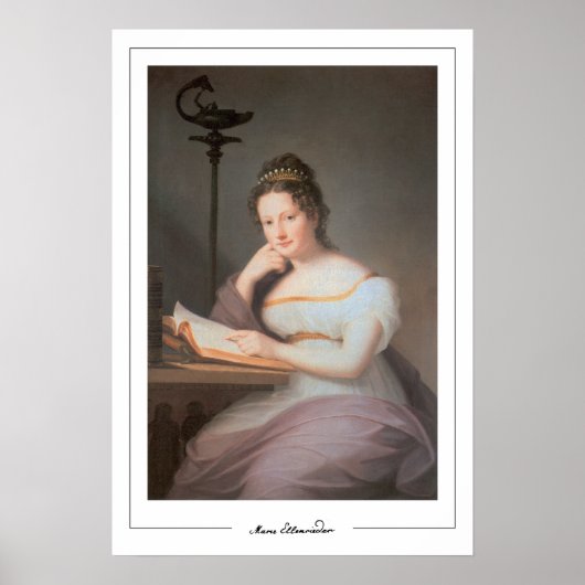 Marie Ellenrieder Affiche d'art Zedign #1 (Devant)