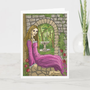 Marie en de geheime Tuin wenskaart Kaart