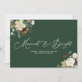 marié et jeune marié brillant faire-part mariage (Devant)