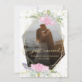 marié | Faire-part photo de mariage du printemps (Devant)