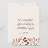 marié | Faire-part photo de mariage du printemps (Dos)