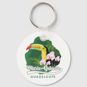 Marie Galante Guadeloupe logo Sleutelhanger