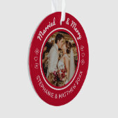 Marié & Joyeux 2 Photo Rouge moderne (devant)