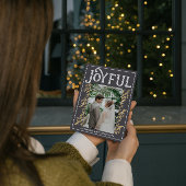 Marié Joyeux Carte photo de Noël