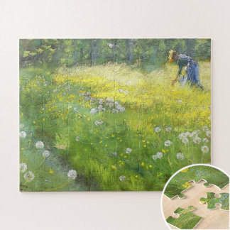Marie Krøyer in de tuin bij Skagen-PS Kroyer Legpuzzel