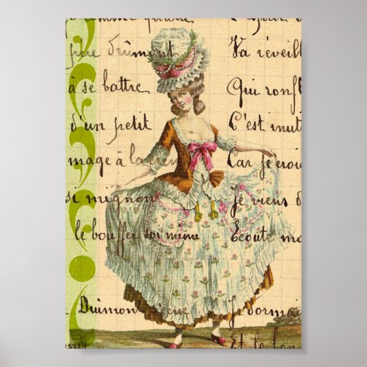 Marie,  Lady Digital Art Poster (Voorkant)