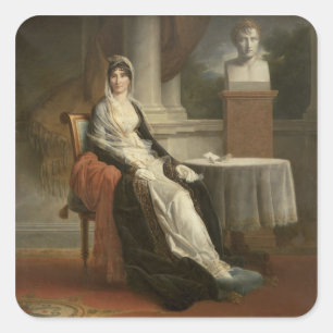 Marie-Laetitia Ramolino 1803 Vierkante Sticker