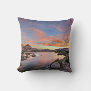 Marie Lake Sunrise Panorama - John Muir Trail Kussen