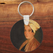 Marie Laveau: De Voodoo Koningin Sleutelhanger (Voorkant)