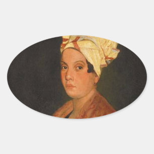 Marie Laveau: De Voodoo Queen Ovale Sticker